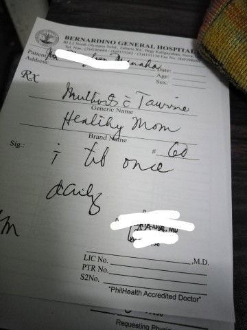 Healthy Mom brand ng Vitamins