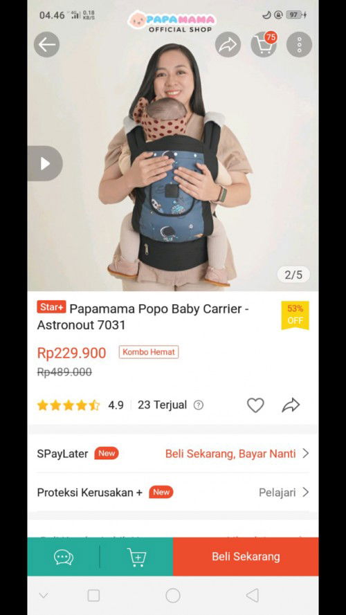 gendongan bayi