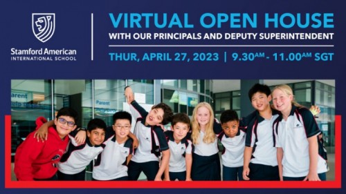 You’re invited to the Stamford American Virtual Open House on 27 April 2023!