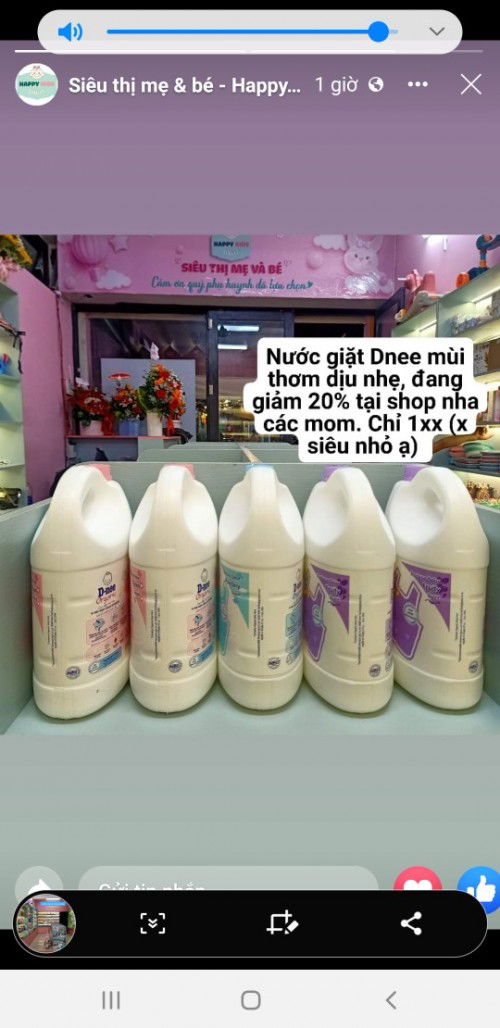 Nước giặt dnee