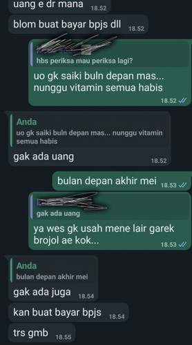 ijin curhat bunda, gimana ya hadapin suami yg kayak begini posisi hamil 32 minggu,..