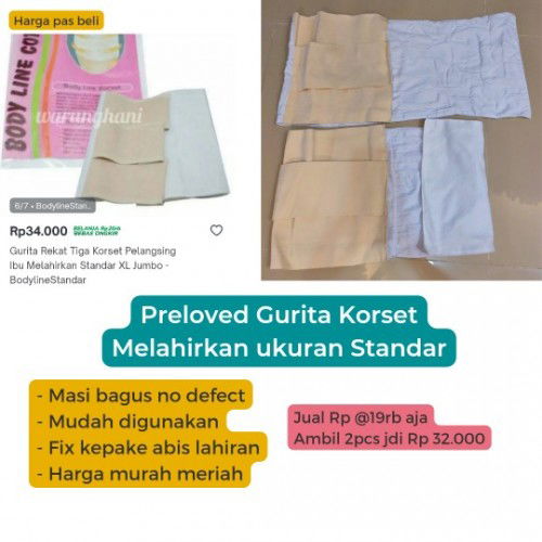 Preloved Gurita Korset Melahirkan ukuran Standar