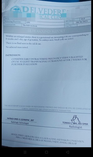 Meron po ba dito 6weeks po done transv but no embryo w/gestational sac and yolk sac?enlighten me pls