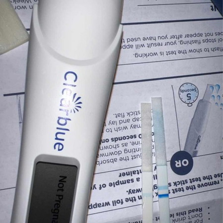 Digital clear blue test