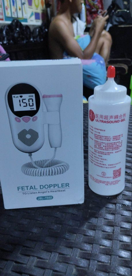 10week and 3 days heartbeat using doppler