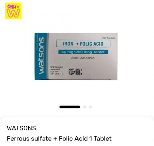 Ferrous sulfate ???
