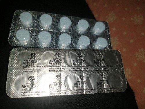 ANAREX TABLET ORPHENADRINE CITRATE PARACETAMOL