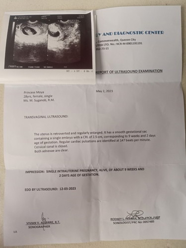 May Anything problema Po ba sa tvs ultrasound result ko Po mga mamshie