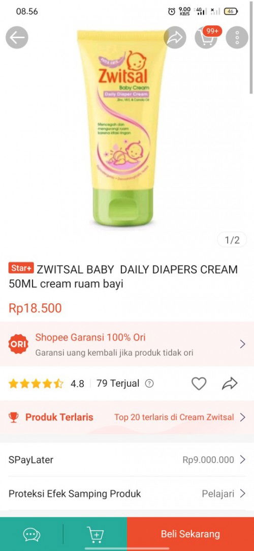 Diapers cream