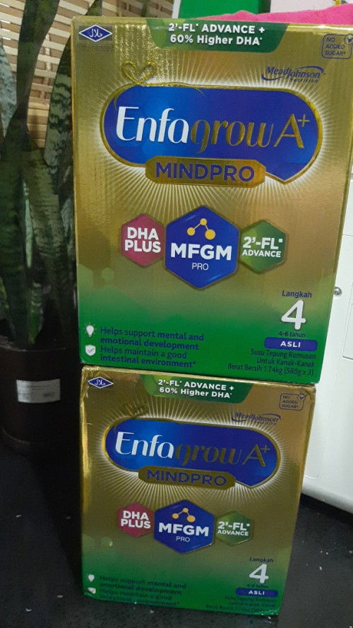 Nak let go susu Enfagrow A+ Step 4