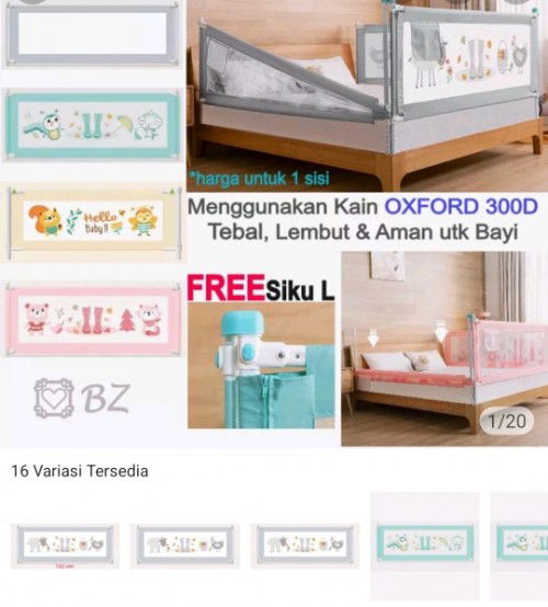 Preloved pagar kasur bayi