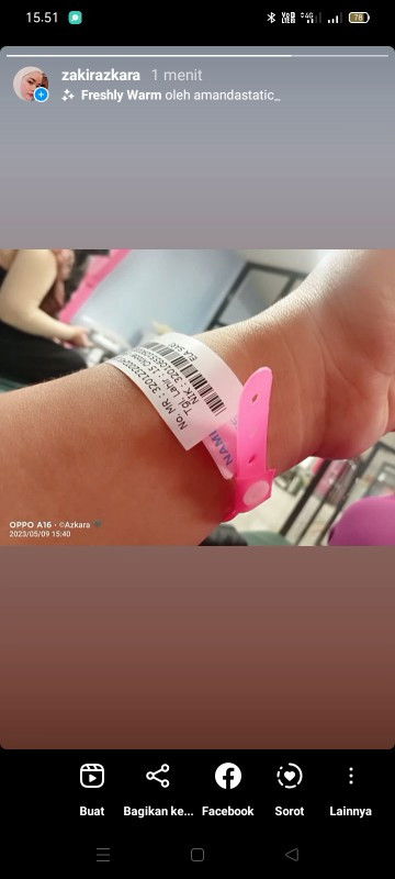 Hari ini saya Cesar doain ya bunda biar berkah selamat untuk saya dan bayi saya nanti amin.