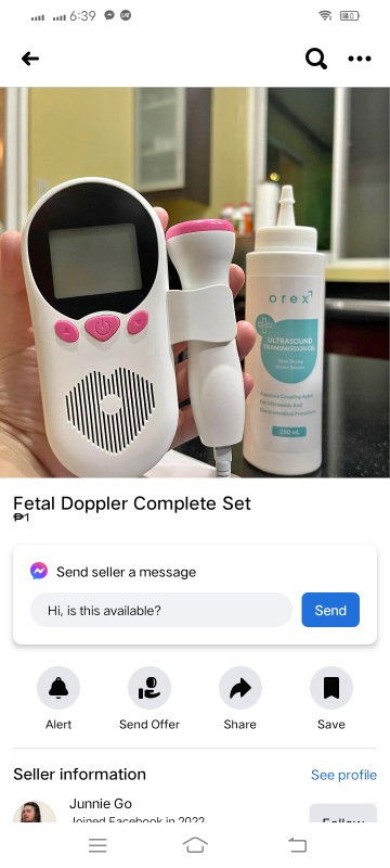 baka po may FETAL DOPPLER kayo na gusto nyo ng ibenta bilhin ko nalang mga mi.