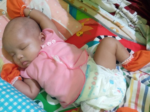 Bayi 1 bln 19 hari masih pakai sartaki
