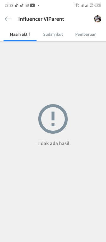 viparent job tidak ada terus