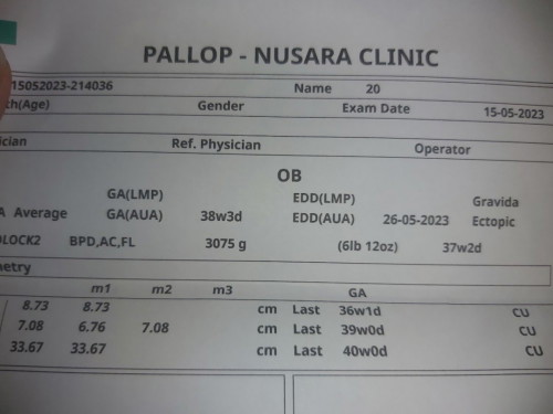 36w 3,075 กรัม