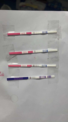 แบบนี้ถือว่าท้องไหมค่ะ พอดีไปตรวจ Lab เพิ่มแล้วเขาแจ้งว่า ผลบวกแต่อ่อน เพราะฮอร์โมนต่ำ 🥺