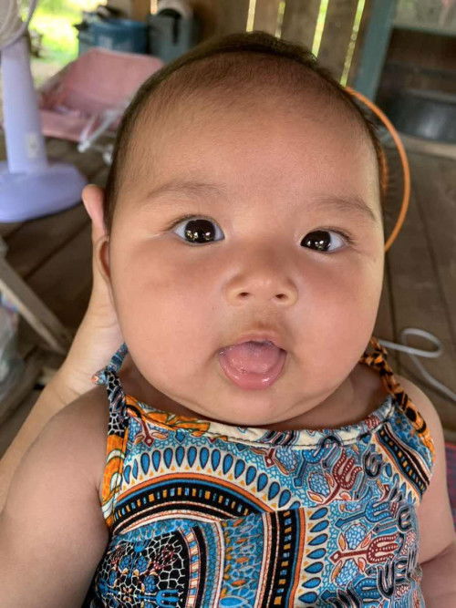 ลูกอายุ 2เดือน 23 วัน น้ำหนัก7.77 โล