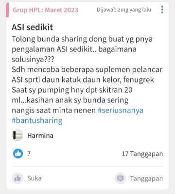 Alhamdulillah bisa mengASIhi dg lancar