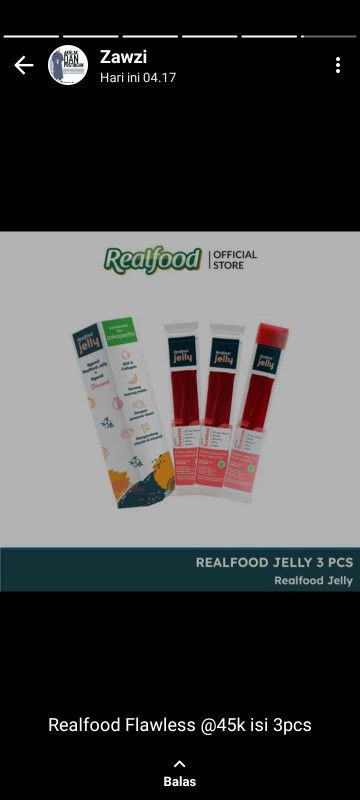 Jual realfood skincare buat busui