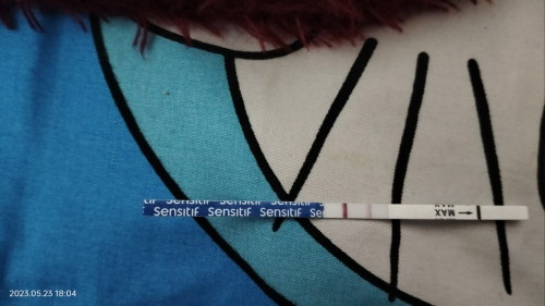 Saya mau tanya klo garis dua 1 samar itu positif tidak sih bunda2