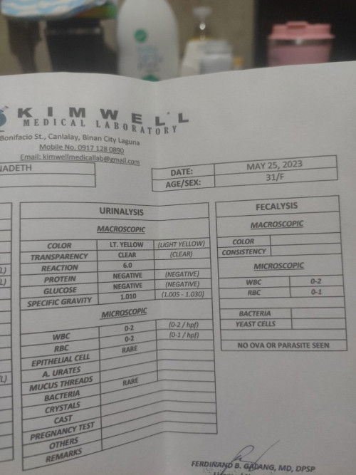 Tanong lang po? Kung my uti.