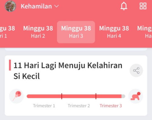 Bayi masih melayang