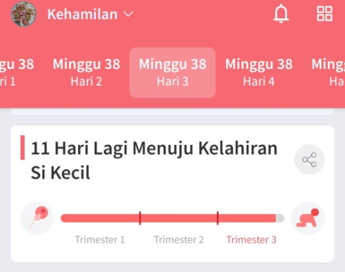 Bayi masih melayang