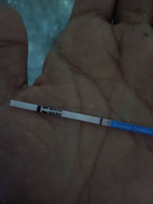 Udah tp jarak 1minggu hasilnya samar terus