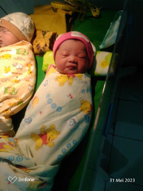 Hpl 25 mei launching ditgl 31 mei dgn metode Cesar..dgn jk cewek bb 3 kg pnjng 47 cm