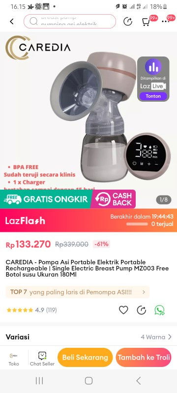 Pompa asi 
Bantuin jawab ya bunda 😊