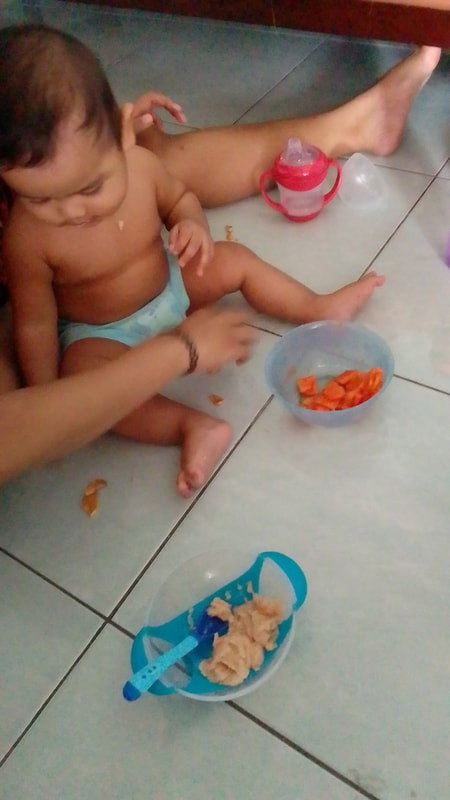 harus ditipu sama snack biar mangap