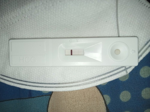 ลองตรวจดู ตัวTขึ้นจางมาก ท้องไหมค่ะ