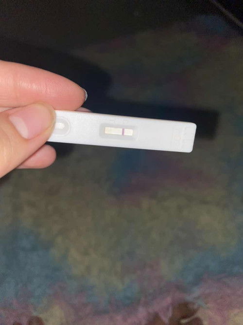 Positive po kaya to or evaporation line lang??