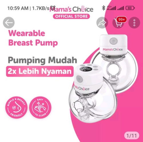 Breast pump wearable mamas choice VS Mooimom breast pump hands free wireless electric