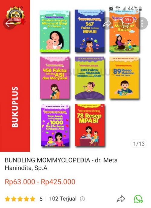 Ebook Buku Pregnancy, Parenting, Asi, MPASI.
