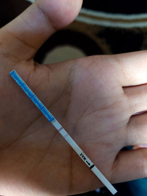 Tespek garis 2 tapi samar?