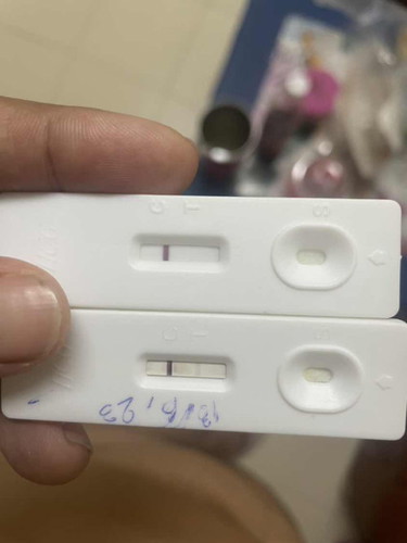 แม่ แม่คนไหน เป็นแบบเรามั่งค่ะ ประจำดดือนมาล่าสุด14-17/5/23 ตอนนี้ประจำเดือนขาดไป4วันตรวจตอนเย็นขึ้น2ขีดตรวจเช้าไม่ขึ้นเลย