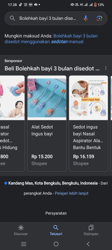 Bund mw tnya boleh g bayi 2 bulan 21 hri di Sedot ingus ny pake ini?