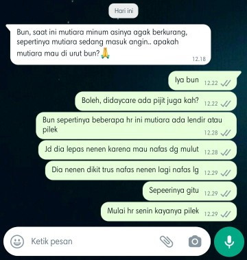 Minum susu di Botol berkurang saat siang hari