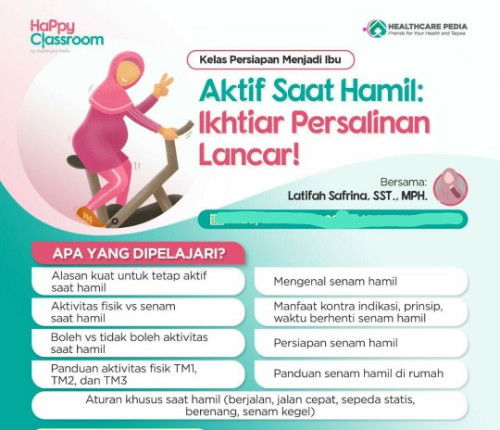 HaPpy Classroom Kelas Mandiri : Aktif saat Hamil