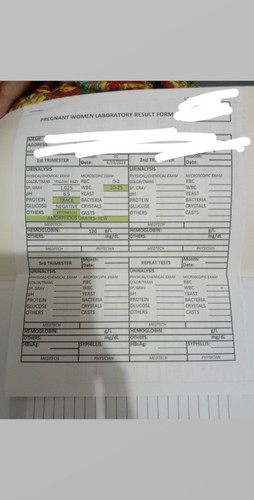 LABORATORY test results