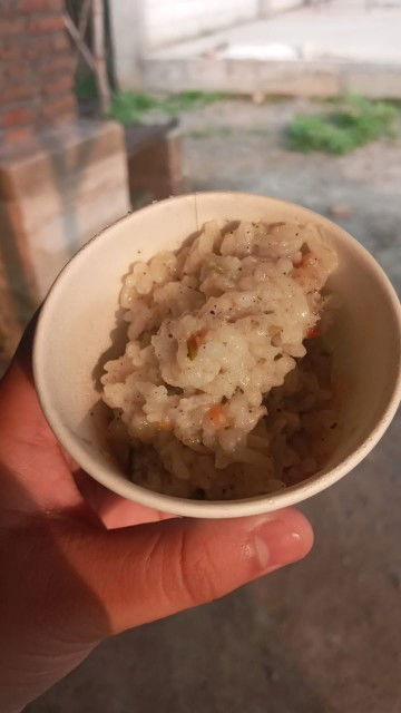 Nasi tim umur 8 bulan