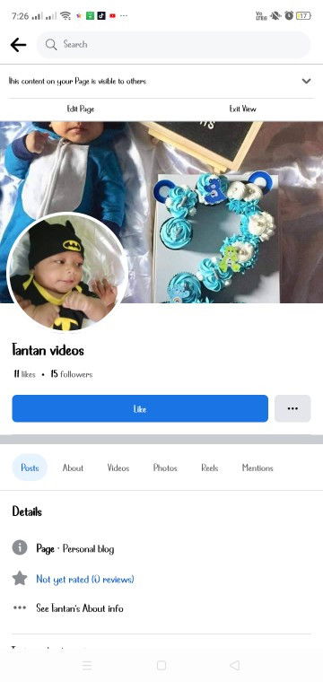 Mga momshiesss pakisuportahan naman po ang FB page ng aking anak, thank you in advance po😇💖