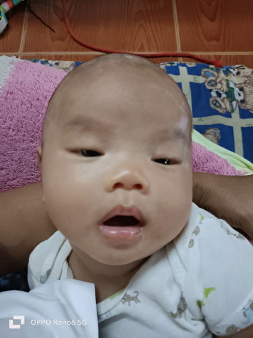 หนูโกนผมไฟจ้า2เดือน