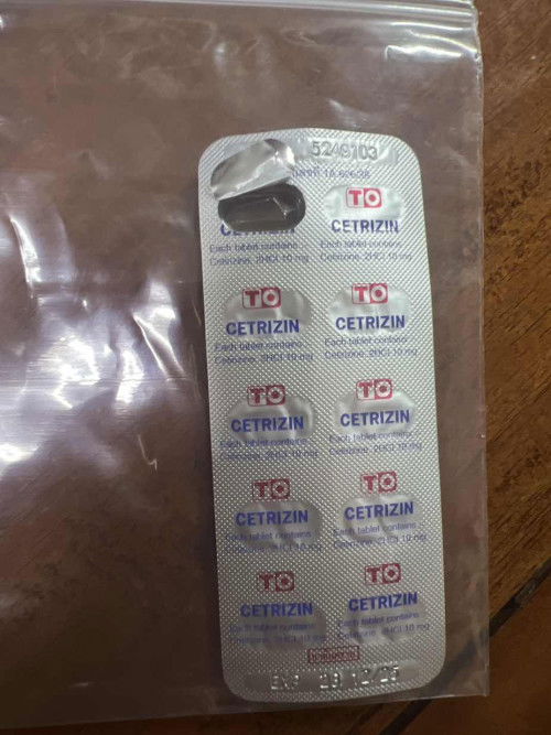 ยาแก้แพ้ cetrizin