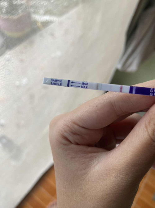 แบบนี้ท้องมั้ยคะแม่ๆตรวจเมื่อวานตอนเย็น