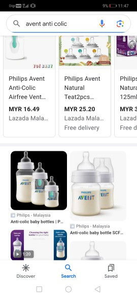 Botol susu baby 2bulan