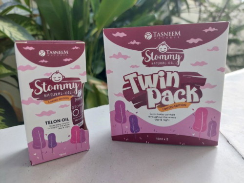 mom to be da ada minyak telon naturel belum?