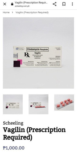 Clindamycin Vagilin suppository
